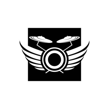 Drum logo images illustration design