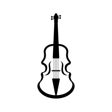 Violin logo images illustration design