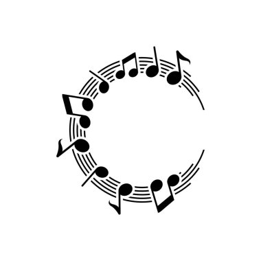 Müzik logosu resim tasarımı