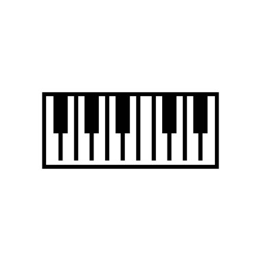 Piano logo images illustration design