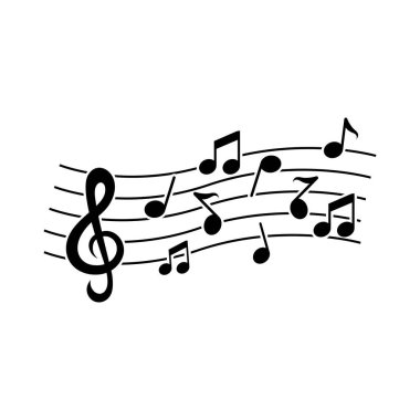 Müzik logosu resim tasarımı