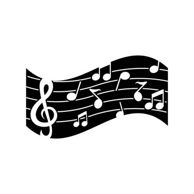 Müzik logosu resim tasarımı