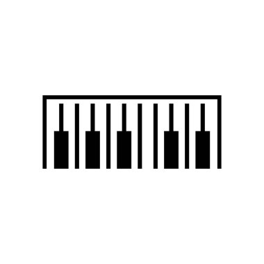Piano logo images illustration design