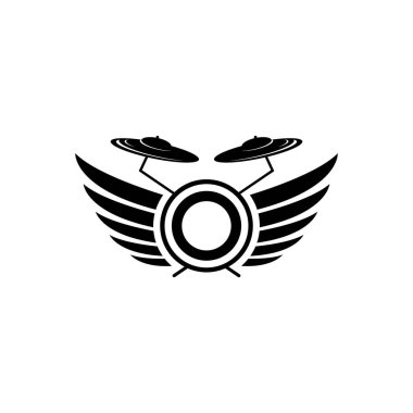 Drum logo images illustration design