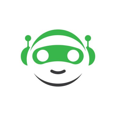 Robot logo resim çizimi tasarımı