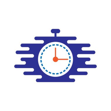 Stopwatch logo images illustration design