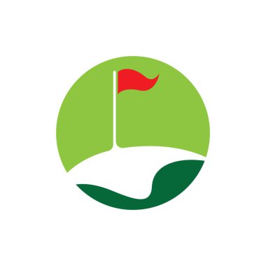 Golf logo images illustration design