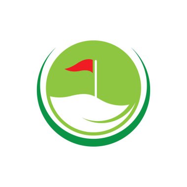 Golf logo images illustration design