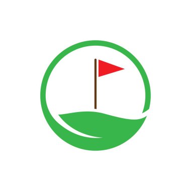 Golf logo images illustration design