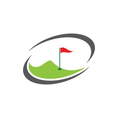 Golf logo images illustration design
