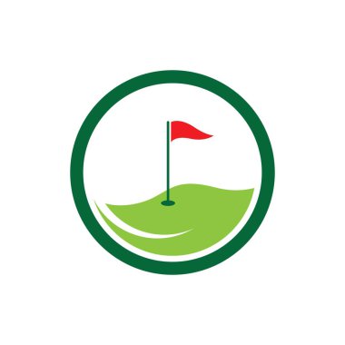 Golf logo images illustration design