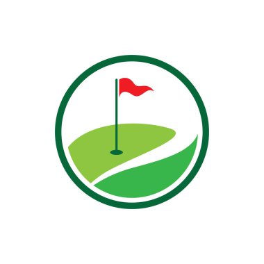 Golf logo images illustration design