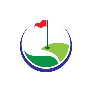 Golf logo images illustration design