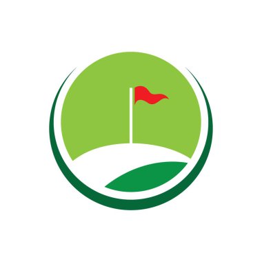 Golf logo images illustration design