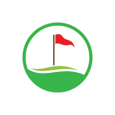 Golf logo images illustration design