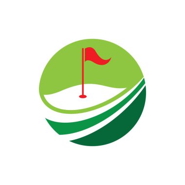 Golf logo images illustration design