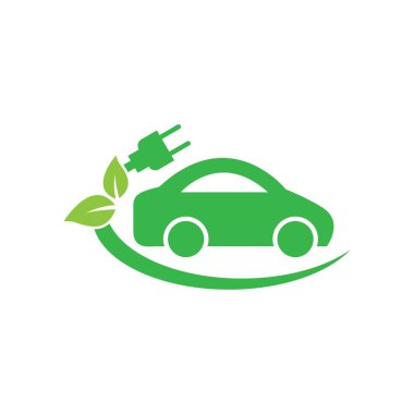 Eco car logo images illustration design