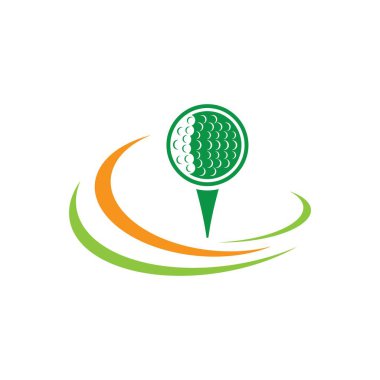 Golf logo images illustration design