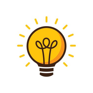 Ampul logo resimleri çizimi tasarımı