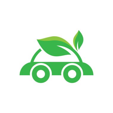 Eco car logo images illustration design