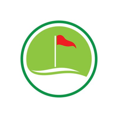 Golf logo images illustration design