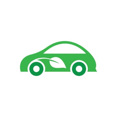 Eco car logo images illustration design