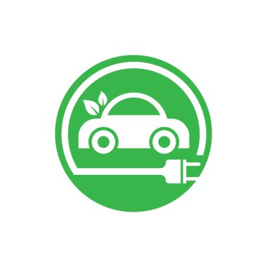 Eco car logo images illustration design