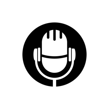 Podcast logo images illustration design