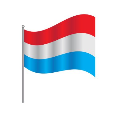 Luxemburg flag images illustration design