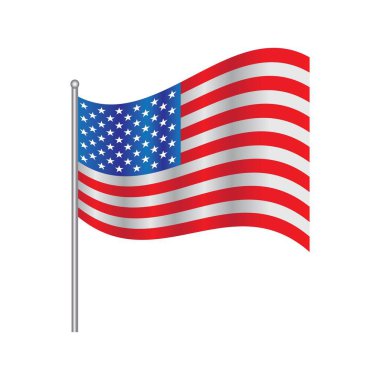 America flag images illustration design