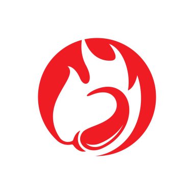 Hot chili logo images illustration design