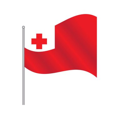 Tonga flag images illustration design