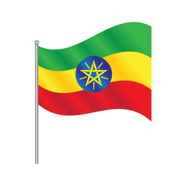 Ethiopia flag images illustration design