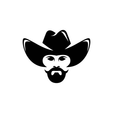 Cowboy logo images illustration design