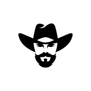 Cowboy logo images illustration design