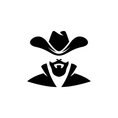 Cowboy logo images illustration design