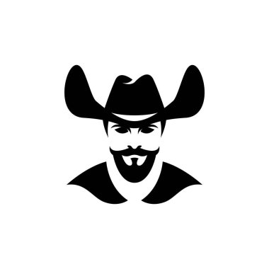 Cowboy logo images illustration design