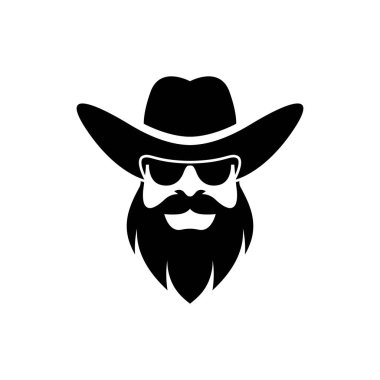 Cowboy logo images illustration design