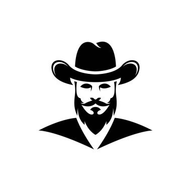 Cowboy logo images illustration design