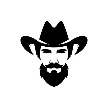 Cowboy logo images illustration design