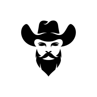 Cowboy logo images illustration design