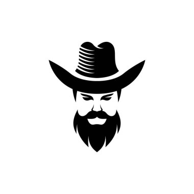 Cowboy logo images illustration design