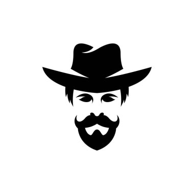 Cowboy logo images illustration design