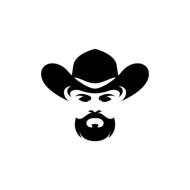 Cowboy logo images illustration design