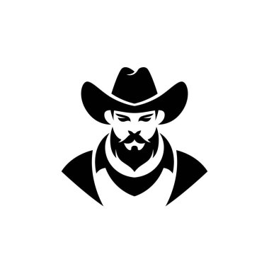 Cowboy logo images illustration design