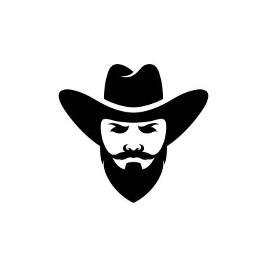 Cowboy logo images illustration design