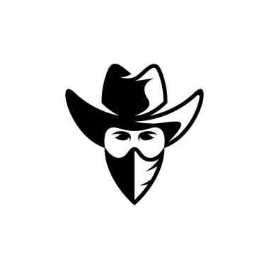 Cowboy logo images illustration design