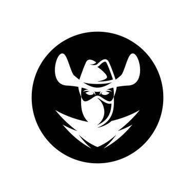 Cowboy logo images illustration design