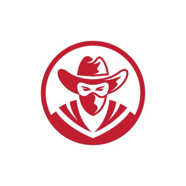 Cowboy logo images illustration design