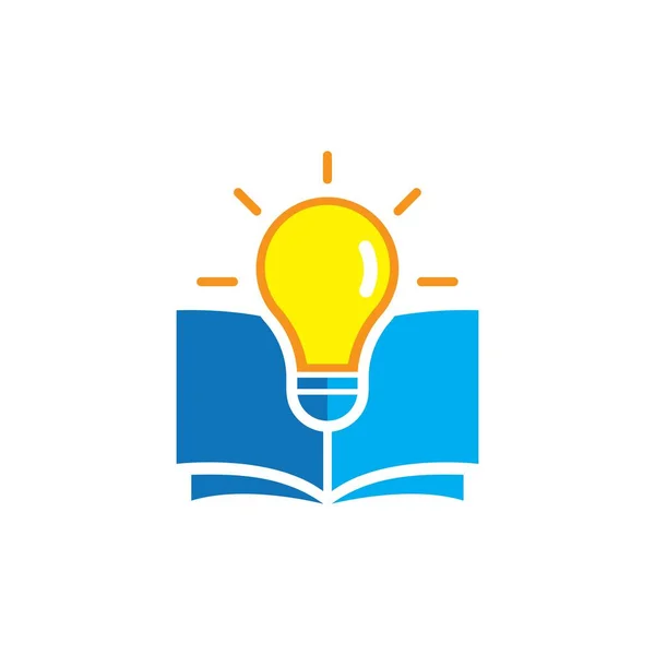 Onderwijs Logo Ontwerp Vector Illustratie — Stockvector